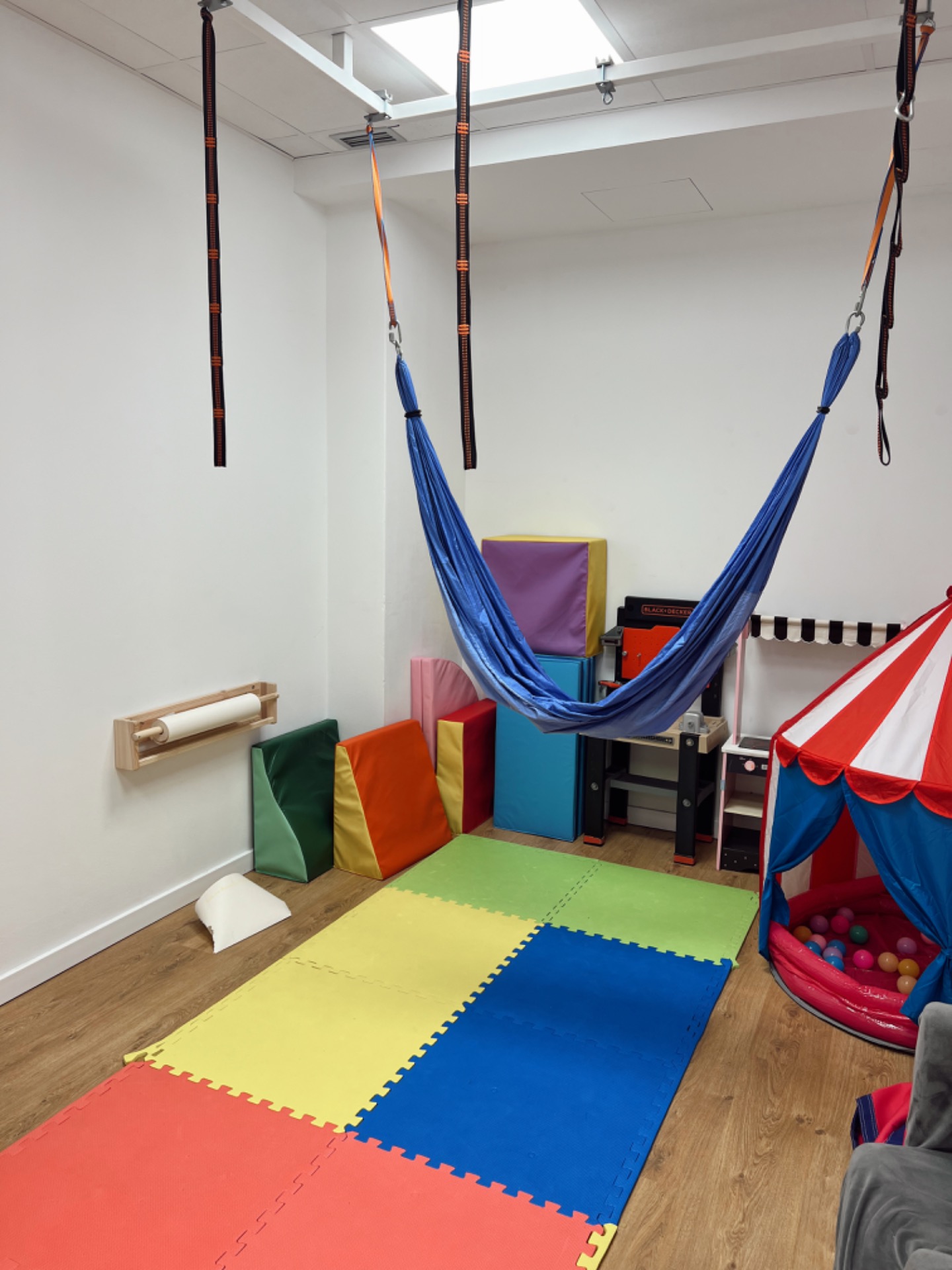 Sala de Terapia Ocupacional en Clínica Asubío